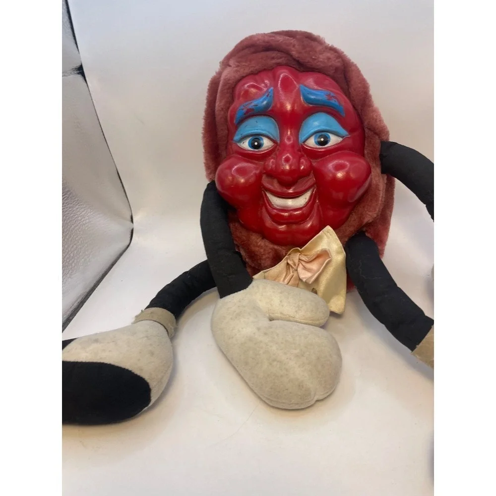 Vintage 1987 California‎ Raisin  Plush Figure Toy Super Rare !!!